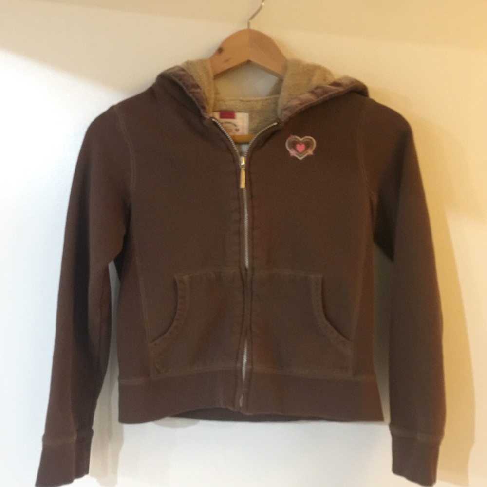 Girls 💘Gap Sherpa Hood Full zip Hoodie 💘